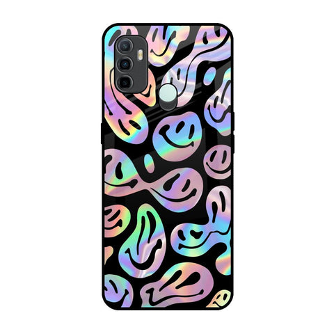 Acid Smile Oppo A33 Glass Back Cover Online
