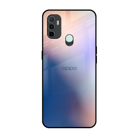 Blue Mauve Gradient Oppo A33 Glass Back Cover Online