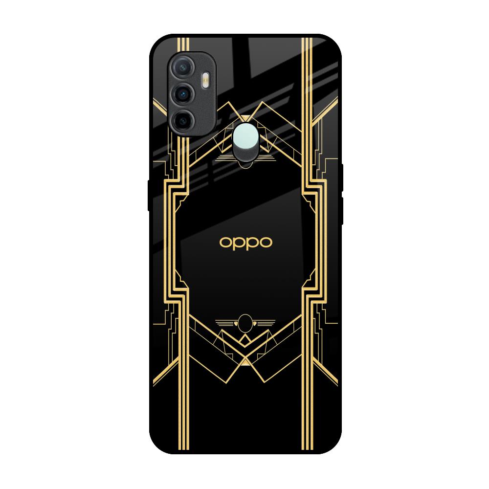 Sacred Logo Oppo A33 Glass Back Cover Online