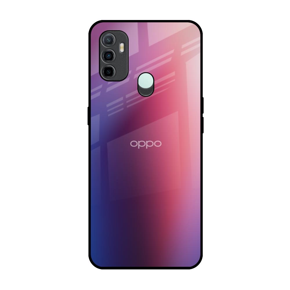 Multi Shaded Gradient Oppo A33 Glass Back Cover Online