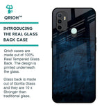 Dark Blue Grunge Glass Case for Oppo A33