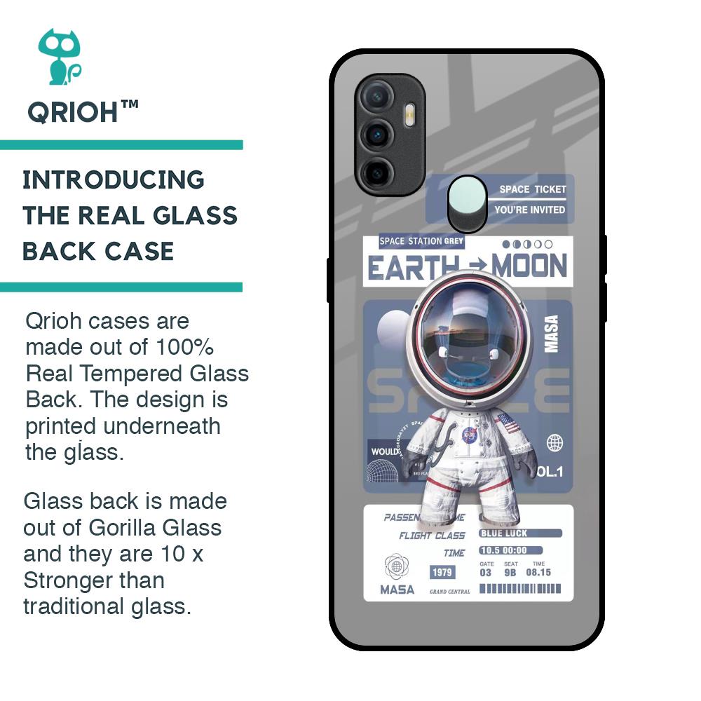 Space Flight Pass Glass Case for Oppo A33