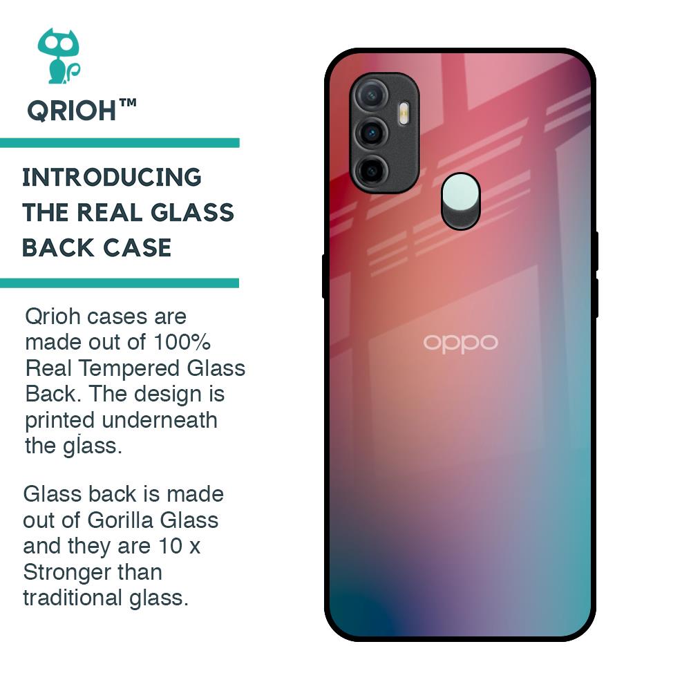 Dusty Multi Gradient Glass Case for Oppo A33