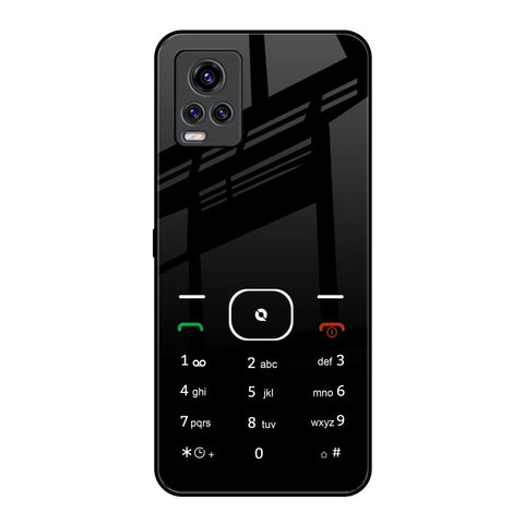 Classic Keypad Pattern Vivo V20 Pro Glass Back Cover Online