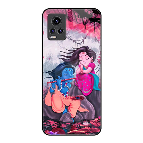 Radha Krishna Art Vivo V20 Pro Glass Back Cover Online