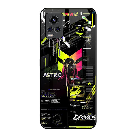 Astro Glitch Vivo V20 Pro Glass Back Cover Online