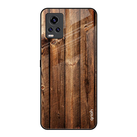 Timber Printed Vivo V20 Pro Glass Back Cover Online