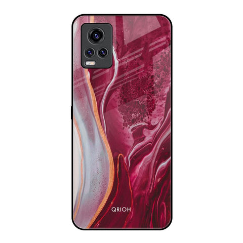 Crimson Ruby Vivo V20 Pro Glass Back Cover Online