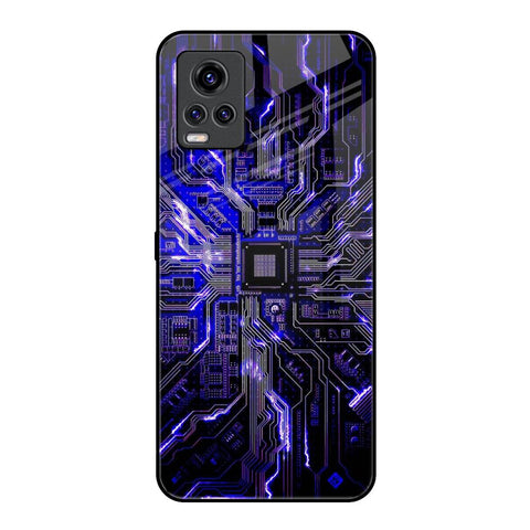 Techno Color Pattern Vivo V20 Pro Glass Back Cover Online