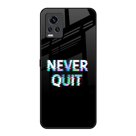 Never Quit Vivo V20 Pro Glass Back Cover Online