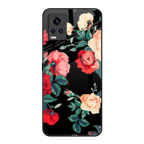 Floral Bunch Vivo V20 Pro Glass Back Cover Online