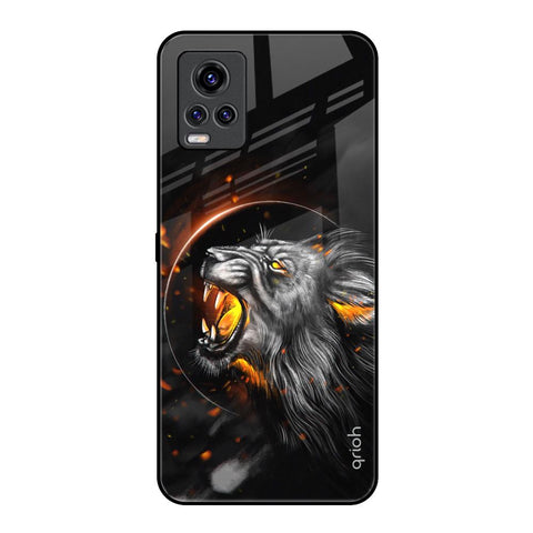 Aggressive Lion Vivo V20 Pro Glass Back Cover Online