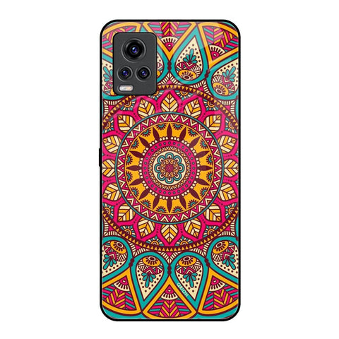 Elegant Mandala Vivo V20 Pro Glass Back Cover Online