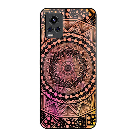 Floral Mandala Vivo V20 Pro Glass Back Cover Online