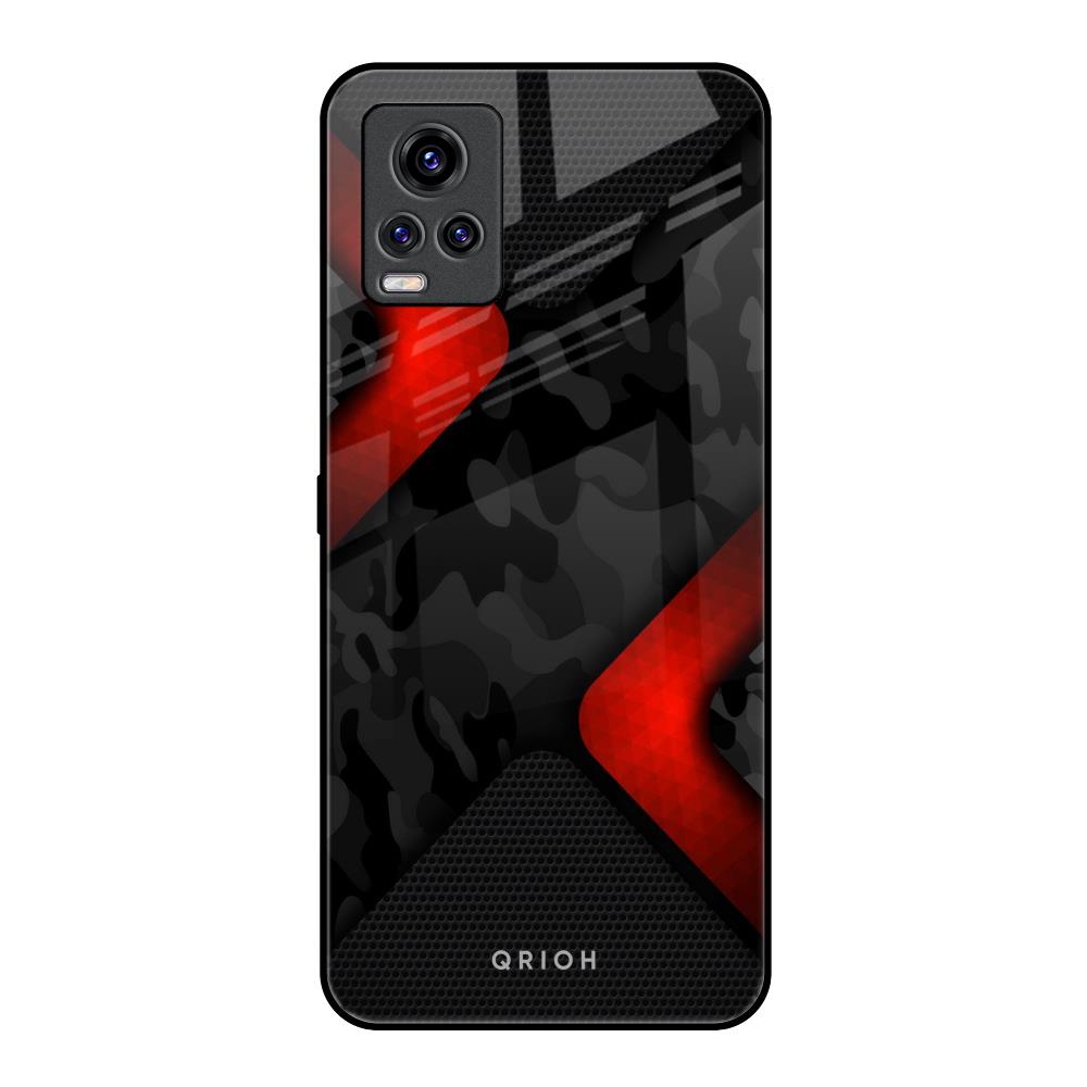 Modern Camo Abstract Vivo V20 Pro Glass Back Cover Online