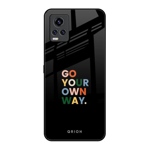 Go Your Own Way Vivo V20 Pro Glass Back Cover Online