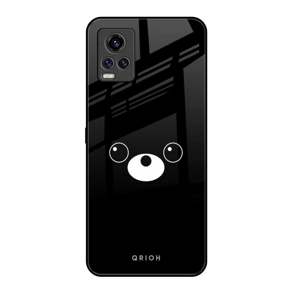 Cute Bear Vivo V20 Pro Glass Back Cover Online