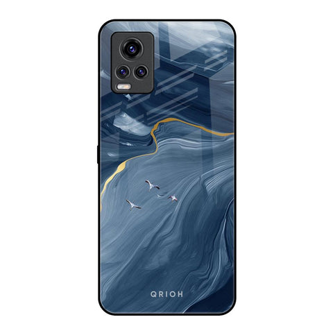 Deep Ocean Marble Vivo V20 Pro Glass Back Cover Online