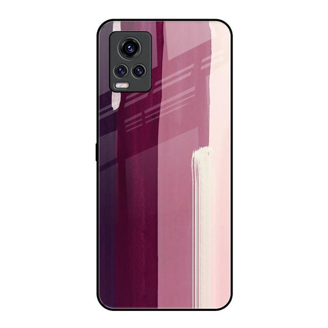 Brush Stroke Art Vivo V20 Pro Glass Back Cover Online