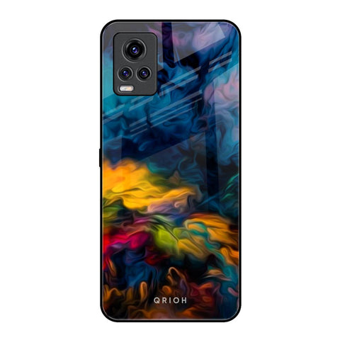 Multicolor Oil Painting Vivo V20 Pro Glass Back Cover Online
