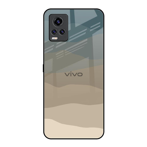 Abstract Mountain Pattern Vivo V20 Pro Glass Back Cover Online