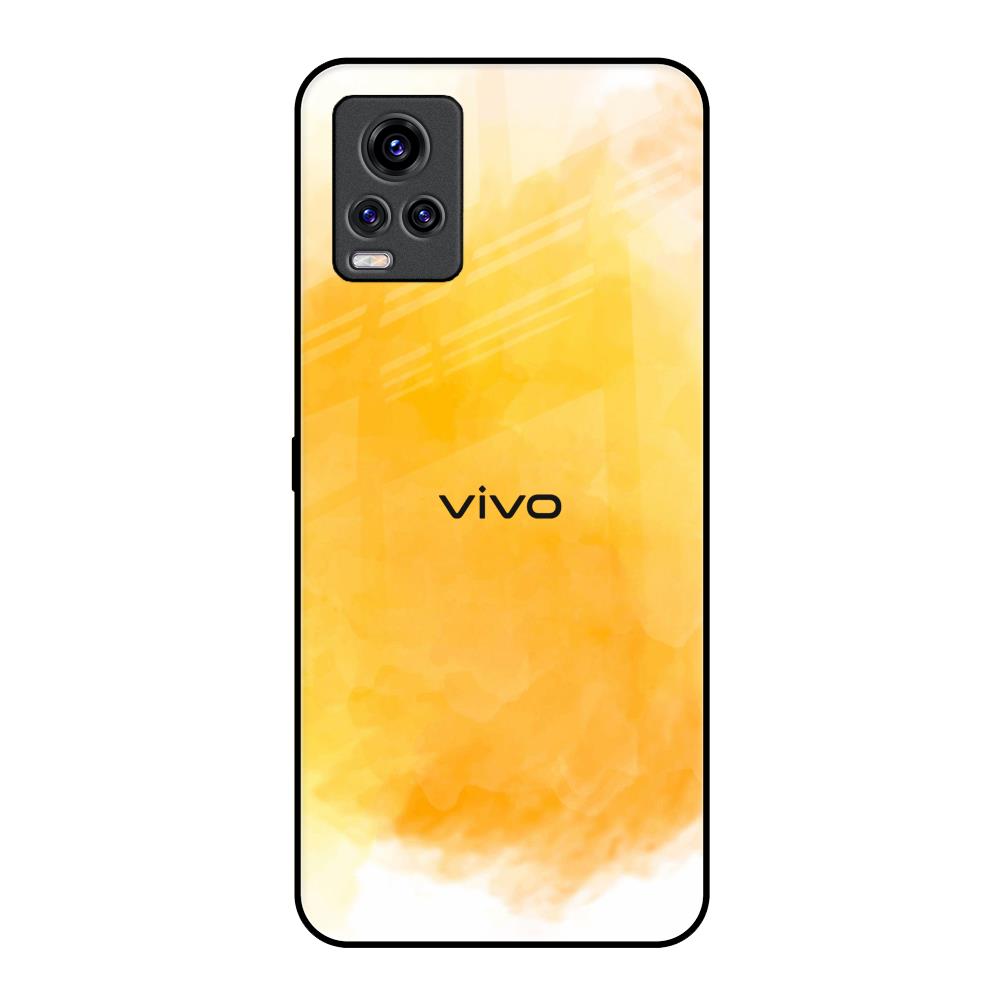 Rustic Orange Vivo V20 Pro Glass Back Cover Online