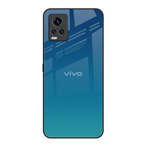 Celestial Blue Vivo V20 Pro Glass Back Cover Online