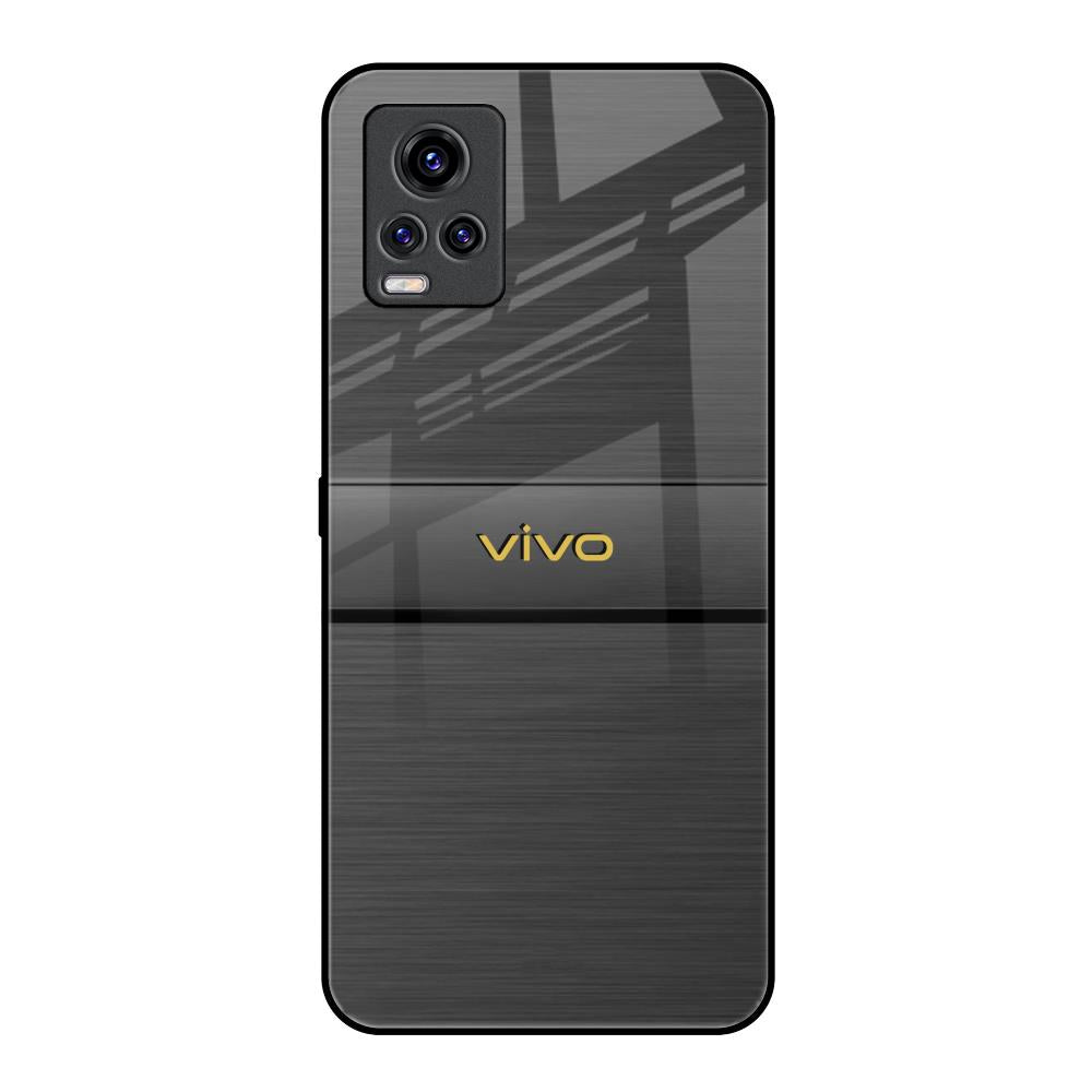 Grey Metallic Glass Vivo V20 Pro Glass Back Cover Online