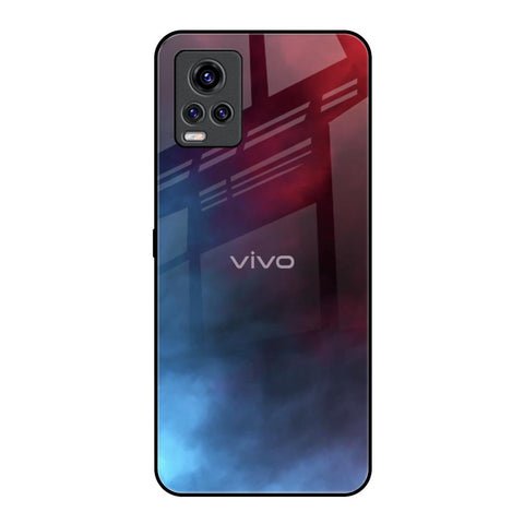 Smokey Watercolor Vivo V20 Pro Glass Back Cover Online