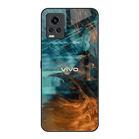 Golden Splash Vivo V20 Pro Glass Back Cover Online