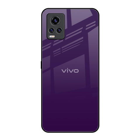 Dark Purple Vivo V20 Pro Glass Back Cover Online
