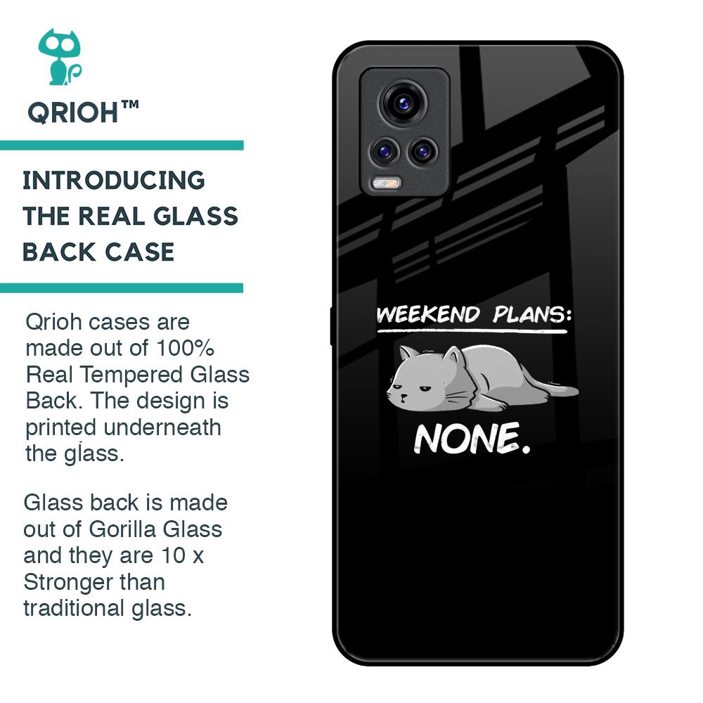 Weekend Plans Glass Case for Vivo V20 Pro