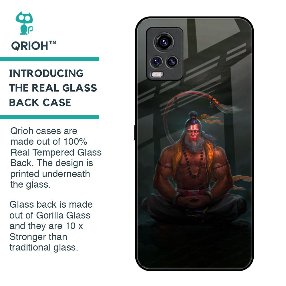 Lord Hanuman Animated Glass Case for Vivo V20 Pro