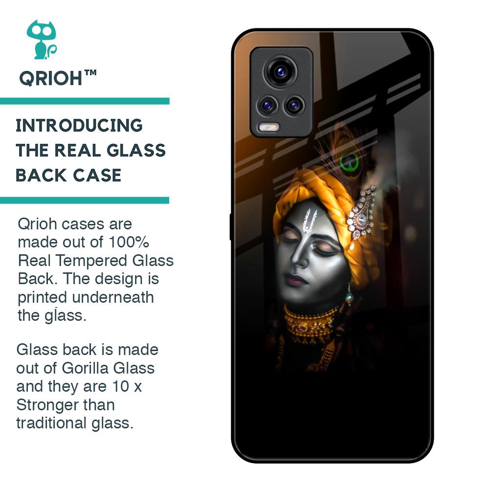 Ombre Krishna Glass Case for Vivo V20 Pro
