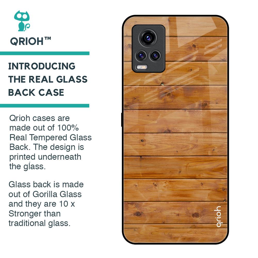 Timberwood Glass Case for Vivo V20 Pro