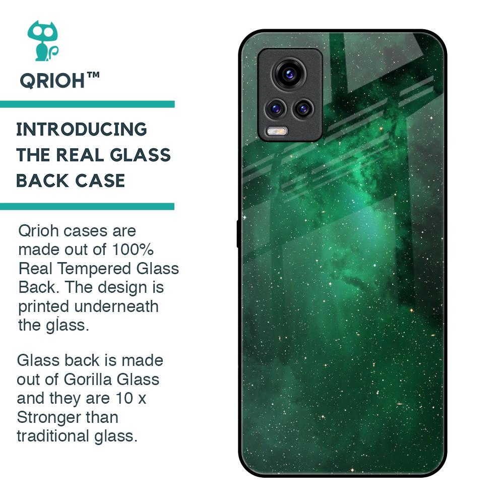Emerald Firefly Glass Case For Vivo V20 Pro
