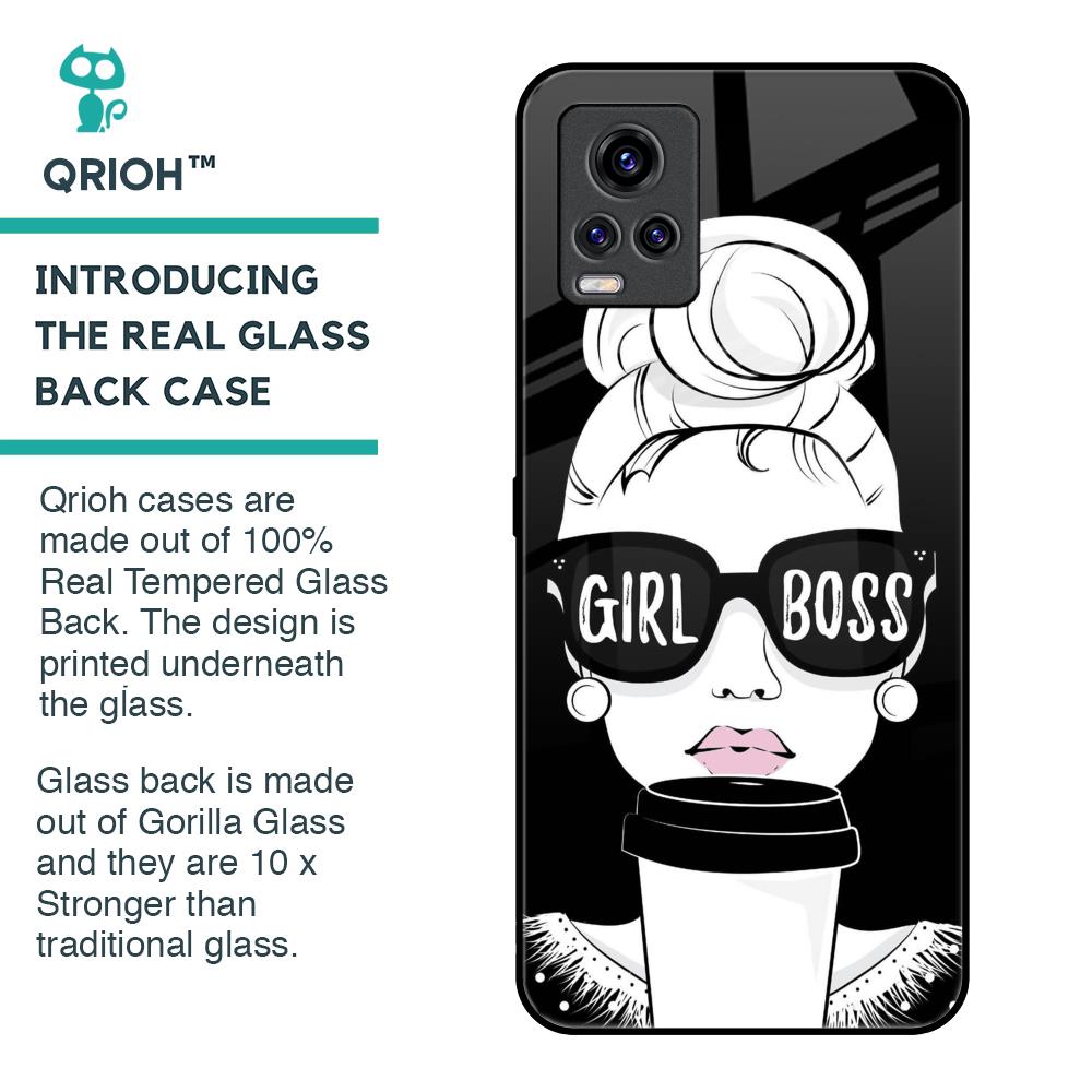 Girl Boss Glass Case For Vivo V20 Pro