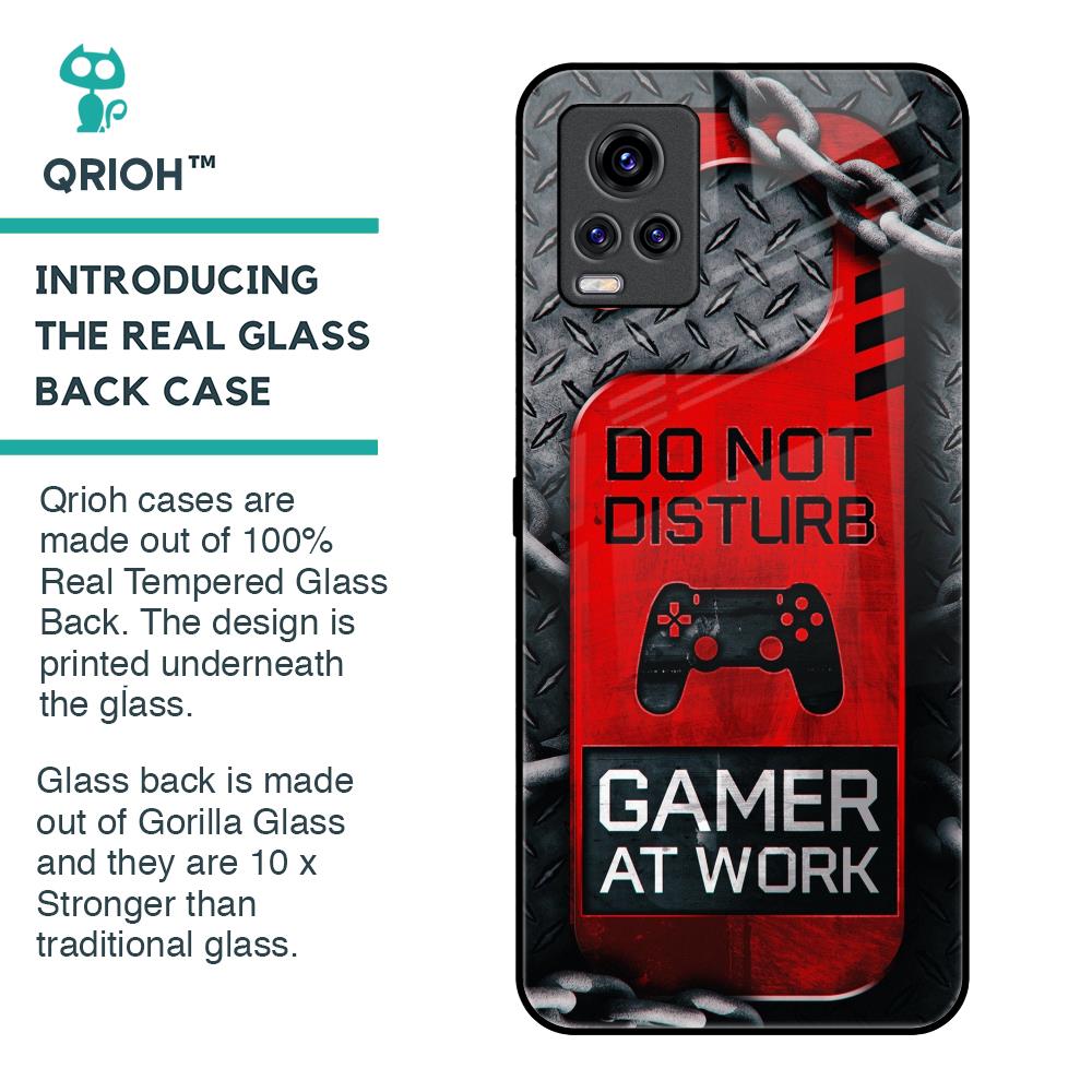 Do No Disturb Glass Case For Vivo V20 Pro
