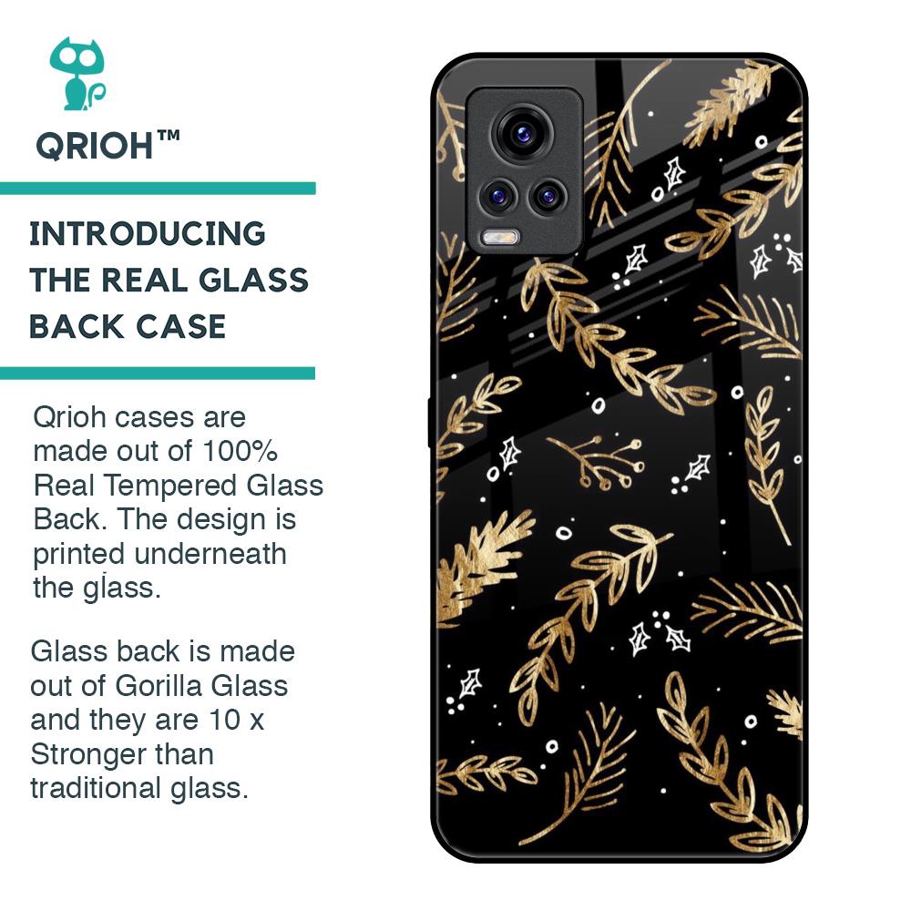 Autumn Leaves Glass Case for Vivo V20 Pro