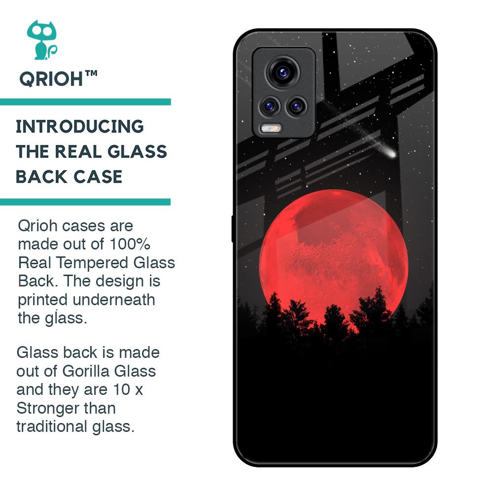 Moonlight Aesthetic Glass Case For Vivo V20 Pro