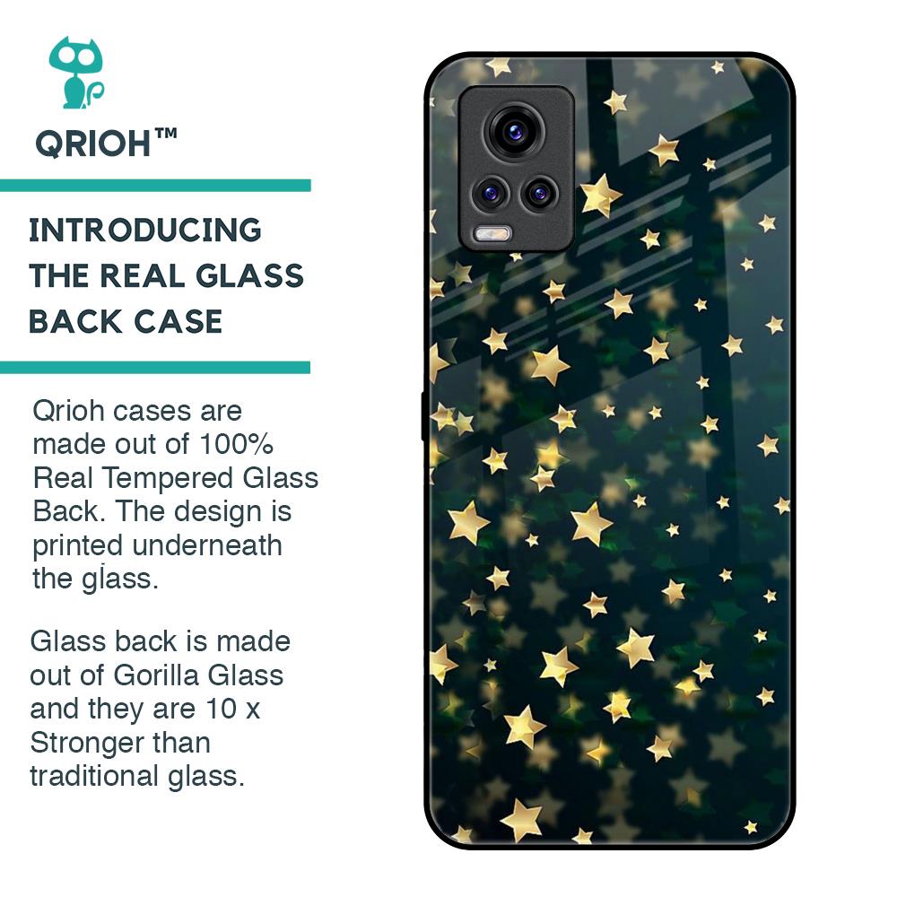Dazzling Stars Glass Case For Vivo V20 Pro