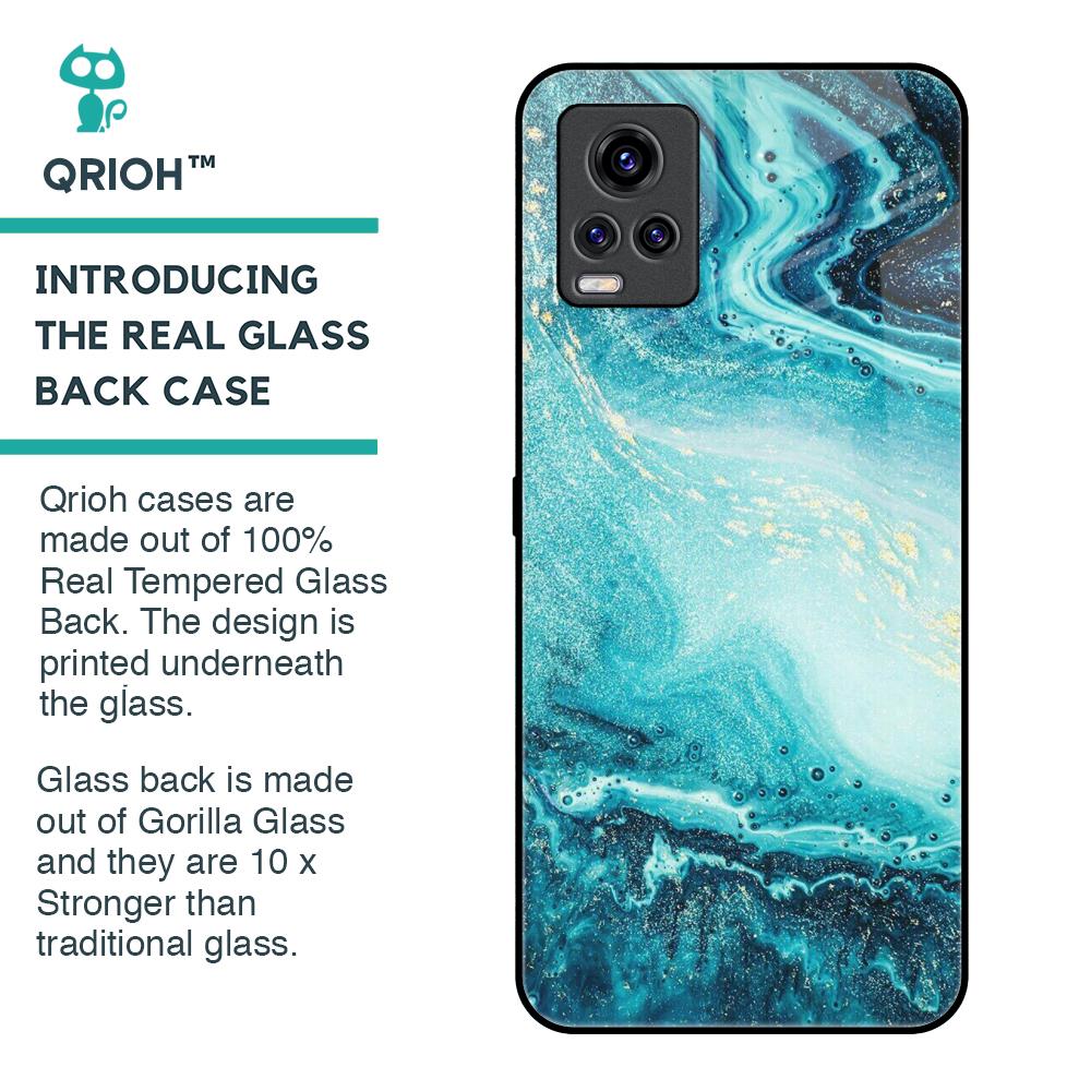 Sea Water Glass Case for Vivo V20 Pro
