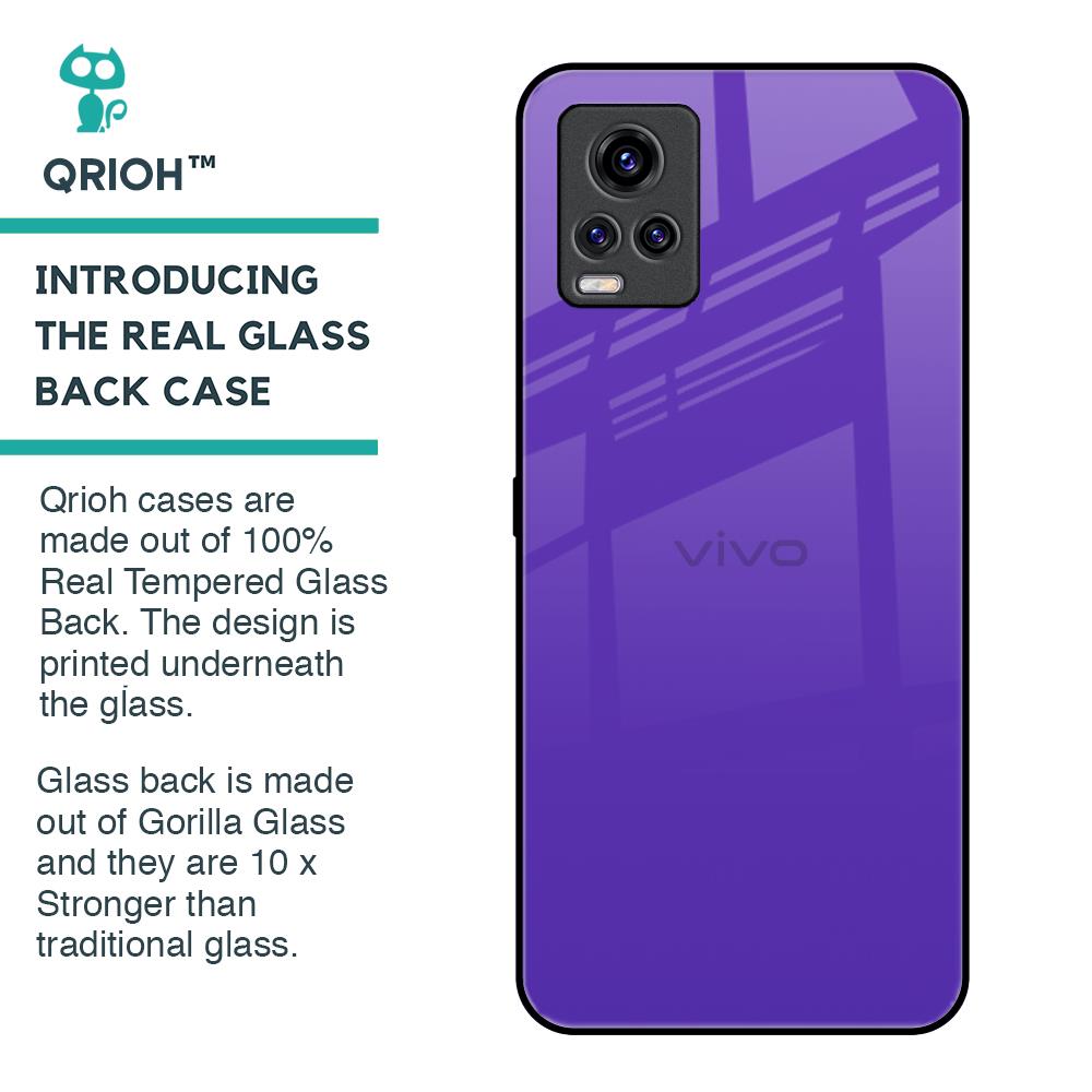 Amethyst Purple Glass Case for Vivo V20 Pro