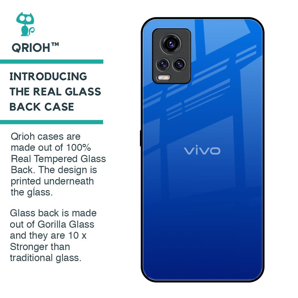 Egyptian Blue Glass Case for Vivo V20 Pro
