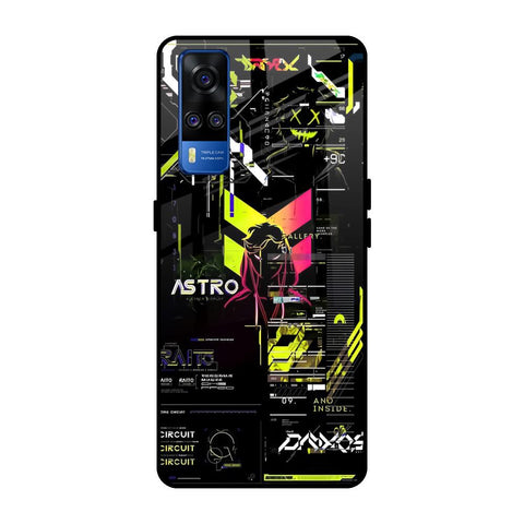 Astro Glitch Vivo Y51 2020 Glass Back Cover Online