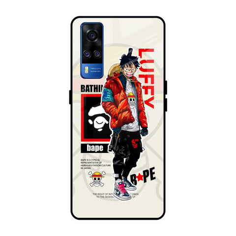 Bape Luffy Vivo Y51 2020 Glass Back Cover Online