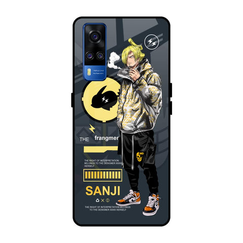 Cool Sanji Vivo Y51 2020 Glass Back Cover Online