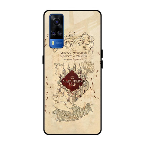 Magical Map Vivo Y51 2020 Glass Back Cover Online