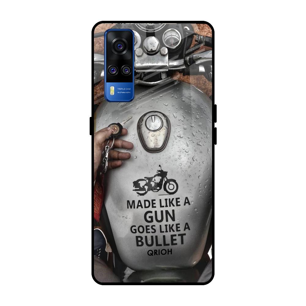 Royal Bike Vivo Y51 2020 Glass Back Cover Online