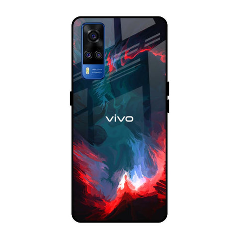 Brush Art Vivo Y51 2020 Glass Back Cover Online